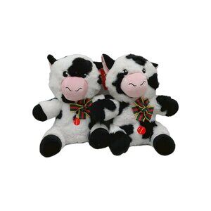 PetSmart Plush Dog Toy Charm 12" the Cow Squeaker Stuffed Animal 2024 Set Of 2